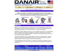 Tablet Screenshot of danairinc.com